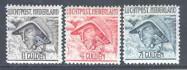 Image of  Netherlands NVPH Airmail 6-8 hinged (scan C)