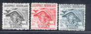 Image of  Netherlands NVPH Airmail 6-8 hinged (scan A)
