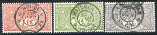 Image of  Netherlands NVPH 84-86 used (scan A)