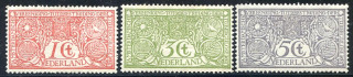 Image of  Netherlands NVPH 84-86 hinged (scan A)
