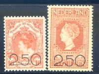 Afbeelding bij Nederland NVPH 104-05 postfris + cert NKD (scan SM) 