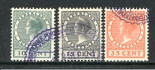 Image of  Netherlands NVPH 136-38 used (scan B)