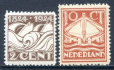 Image of  Netherlands NVPH 139-40 hinged (scan B)