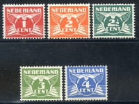 Afbeelding bij Netherlands NVPH 144-48 MNH (scan B)