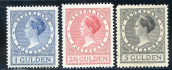 Image of  Netherlands NVPH 163-65 hinged (scan A)