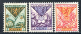 Image of  Netherlands NVPH 166-68 hinged (scan A)