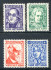Image of  Netherlands NVPH 220-23 hinged (scan A)