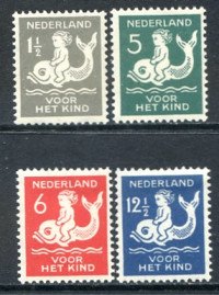 Afbeelding bij Netherlands NVPH 225-28 hinged (scan A)