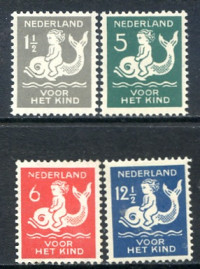 Afbeelding bij Netherlands NVPH 225-28 MNH (scan B)