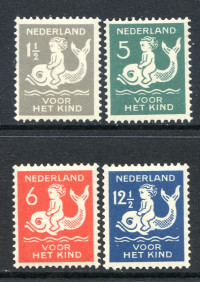 Afbeelding bij Netherlands NVPH 225-28 MNH (scan D)