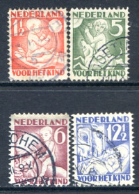 Afbeelding bij Nederland NVPH 232-35 gebruikt (scan B)