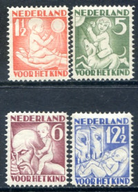 Afbeelding bij Netherlands NVPH 232-35 hinged (scan A)