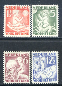 Afbeelding bij Netherlands NVPH 232-35 MNH (scan C)