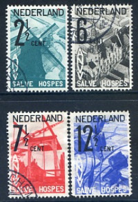 Afbeelding bij Nederland NVPH 244-47 gebruikt (scan A)