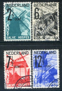 Afbeelding bij Nederland NVPH 244-47 gebruikt (scan B)