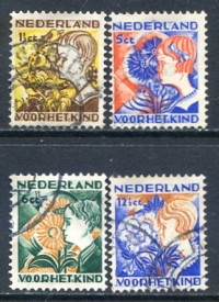 Afbeelding bij Netherlands NVPH 248-51 used (scan A)