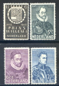 Afbeelding bij Netherlands NVPH 252-55 hinged (scan B)