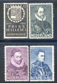 Afbeelding bij Netherlands NVPH 252-55 MNH (scan B)