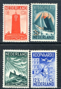 Afbeelding bij Netherlands NVPH 257-60 MNH (scan B)