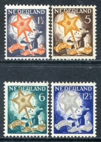 Afbeelding bij Nederland NVPH 261-64 ongebruikt (scan A)