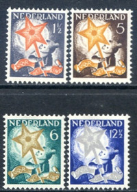 Afbeelding bij Netherlands NVPH 261-64 MNH (scan C)