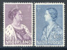 Image of  Netherlands NVPH 265-66 hinged (scan A)