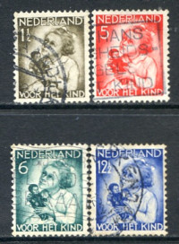 Afbeelding bij Nederland NVPH 270-73 gebruikt (scan B)