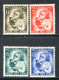 Afbeelding bij Netherlands NVPH 270-73 hinged (scan A)