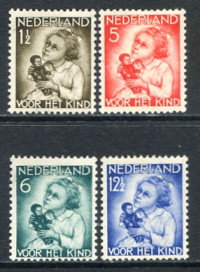 Afbeelding bij Netherlands NVPH 270-73 hinged (scan B)