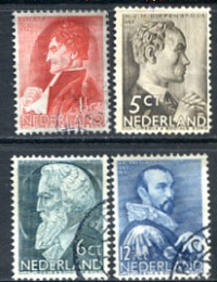 Afbeelding bij Nederland NVPH 274-77 gebruikt (scan B)