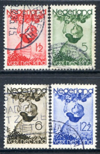 Afbeelding bij Nederland NVPH 279-82 gebruikt (scan B)