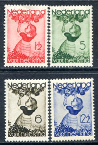 Afbeelding bij Netherlands NVPH 279-82 hinged (scan B)