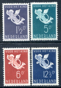 Afbeelding bij Nederland NVPH 289-92 ongebruikt (scan A)