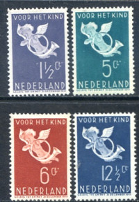 Afbeelding bij Netherlands NVPH 289-92 MNH (scan B)