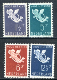 Afbeelding bij Netherlands NVPH 289-92 MNH (scan D)