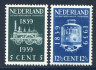 Image of  Netherlands NVPH 325-26 hinged (scan A)