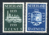 Image of  Netherlands NVPH 325-26 hinged (scan B)
