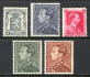 Image of  Belgium OBP 527-31 MNH (scan A)