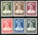 Image of  Belgium OBP 912-17 MNH (scan A)