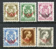 Image of  Belgium OBP Service 20-25 MNH (scan A)