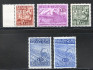 Image of  Belgium OBP Service 42-46 MNH (scan A)