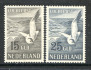 Afbeelding bij: Nederland NVPH luchtpost 12-13 postfris (scan D) + cert  M.