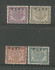 Image of  Dutch Indies NVPH 63f-66f MNH (scan B)