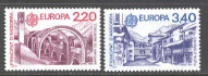 Afbeelding bij: Ver. Europa 1987 - Andorra Fr Mi 379-80 postfris ( A)