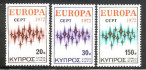 Afbeelding bij: Ver. Europa 1972 - Cyprus Gr. Mi 374-76 postfris (A)