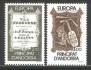 Afbeelding bij: Ver. Europa 1985 - Fr. Andorra Mi 360-61 postfris ( A)