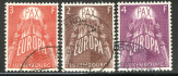 Afbeelding bij: Ver. Europa 1957 - Luxemburg Mi 572-74 gebruikt (A)