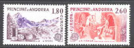 Afbeelding bij: Ver. Europa 1983 - Andorra Fr  Mi 334-35 postfris (A)