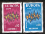 Afbeelding bij: Ver. Europa 1972 - Andorra Fr Mi 238-39 postfris (A)