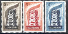 Afbeelding bij: Ver. Europa 1956 - Luxemburg Mi 555-57 postfris (A)